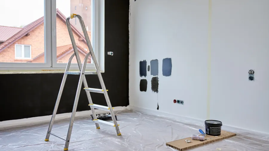 interior paint work in a home in Decatur, TX